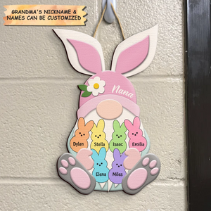 Personalized Grandma's Peeps Door Sign - Gift For Grandma