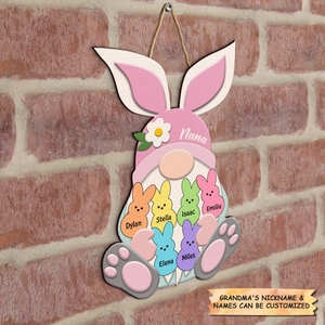 Personalized Grandma's Peeps Door Sign - Gift For Grandma