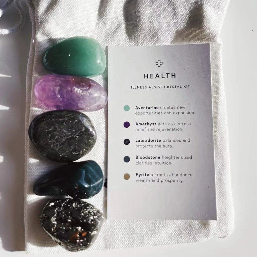 Natural crystal power stress relief crystal raw stone Rolling set stone