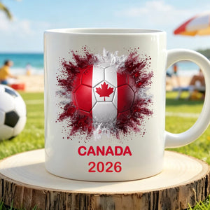 Personalized 2026 Soccer Country MUG