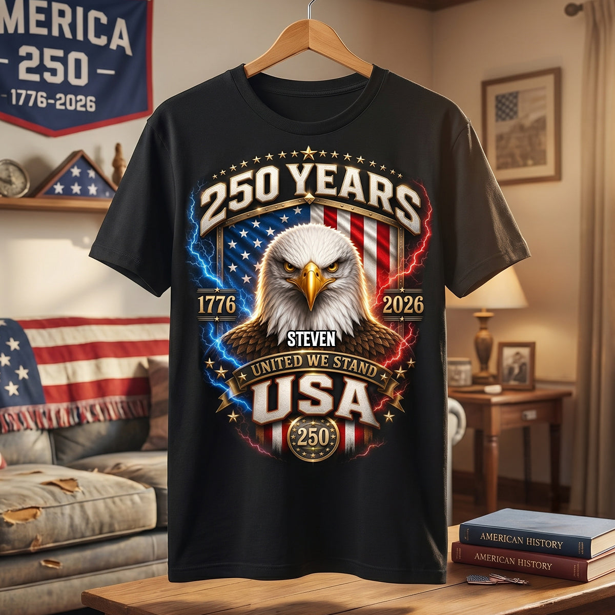 America 250th Anniversary Shirt - Personalized Gifts For Patriots