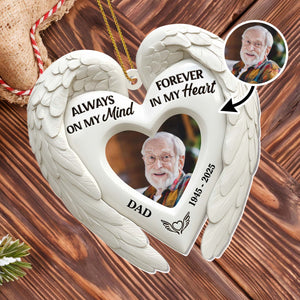 Angel Wings Memorial Personalized Acrylic Ornament