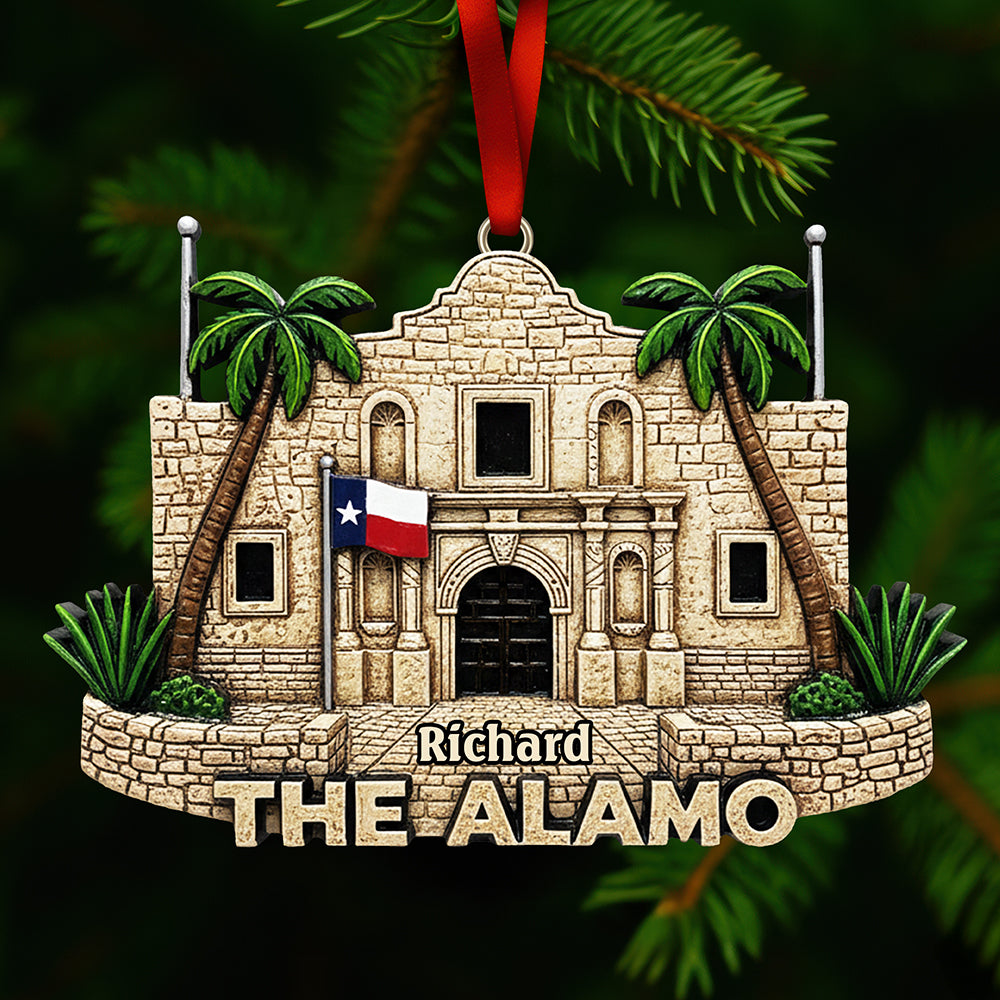 Personalized Christmas Gift - Iconic Destinations Ornament