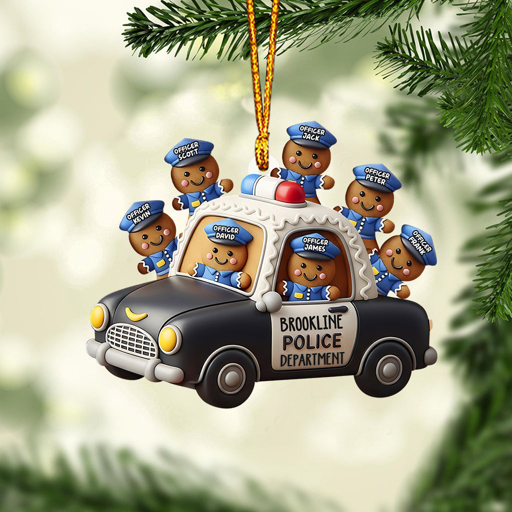 Our Department - Personalized Ornament Christmas Gift for Police Officer