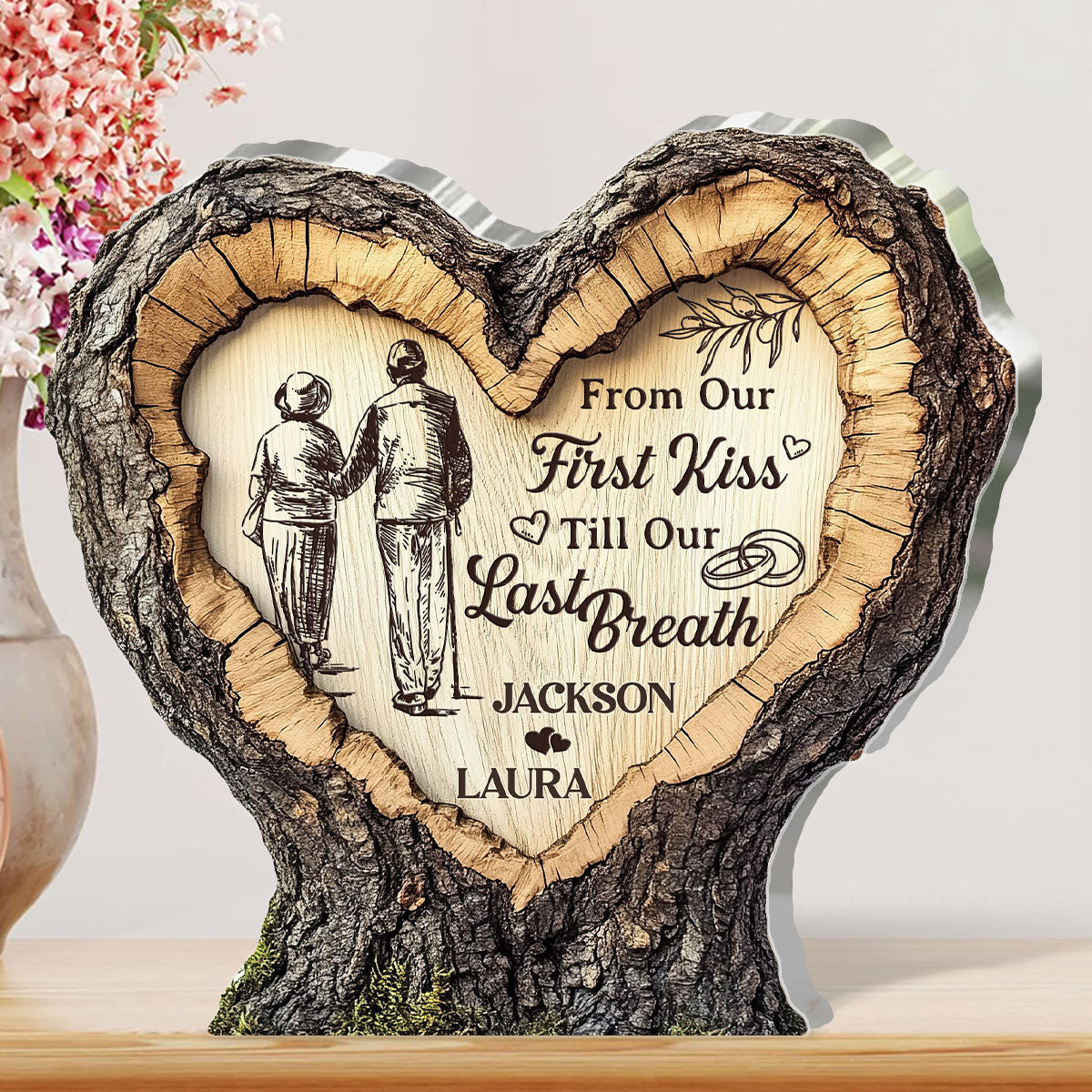 Together Until We Are Stars - Personalized Custom Shaped Squared Acrylic Plaque