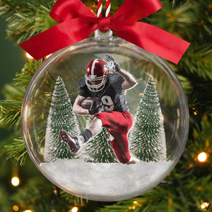 Custom Photo Acrylic Ball Ornament - Personalized Christmas Birthday Gifts For Besties, Sisters, BFF, Family, Yourself - Doing What I Love Most