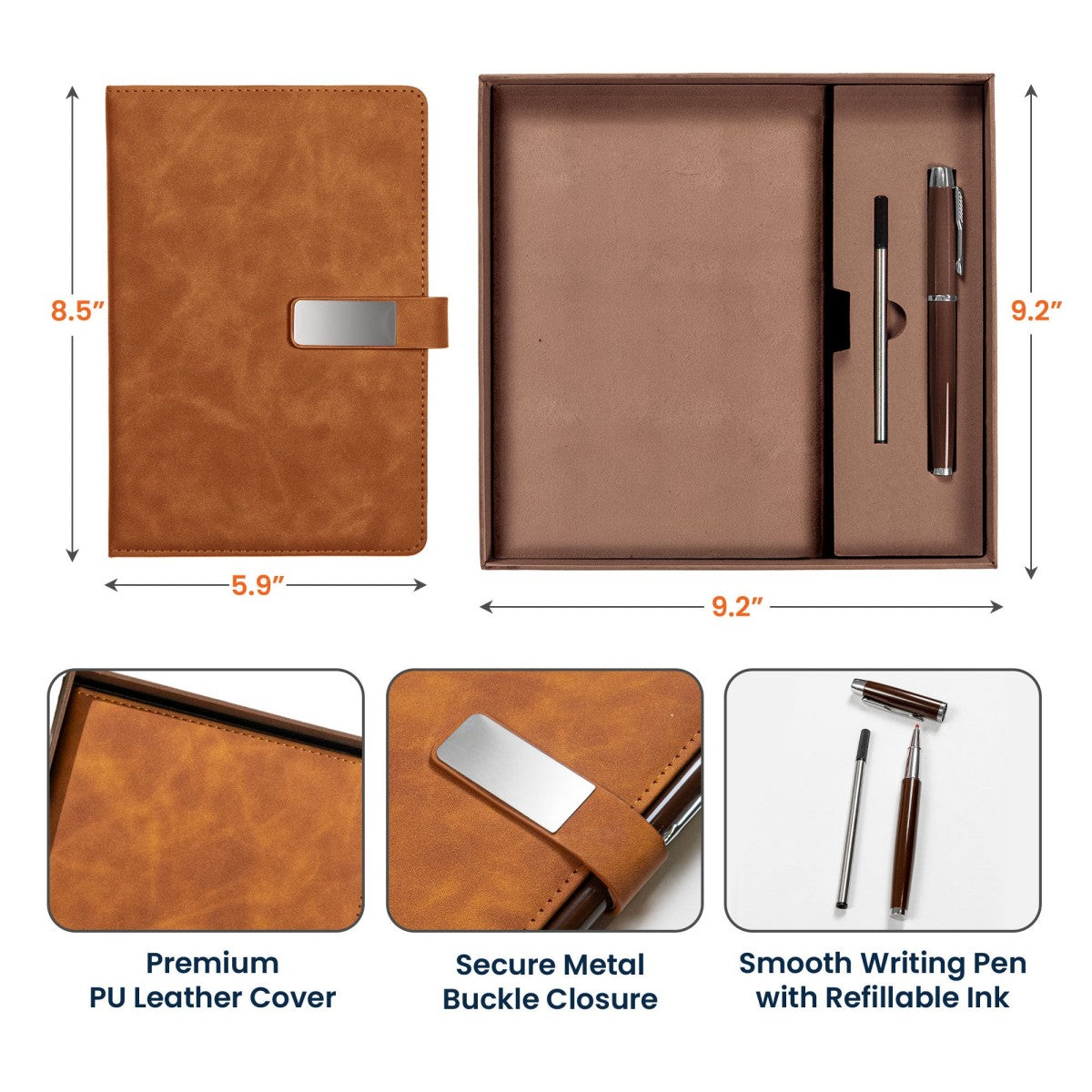 Brilliant Ideas I Had While Drinking Bourbon, Wine, Whiskey, Custom Drink - Personalized Notebook Set