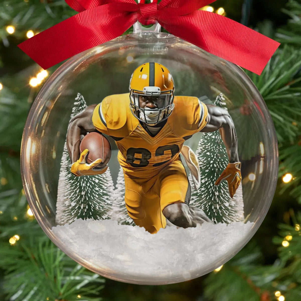 Custom Photo Acrylic Ball Ornament - Personalized Christmas Birthday Gifts For Besties, Sisters, BFF, Family, Yourself - Doing What I Love Most