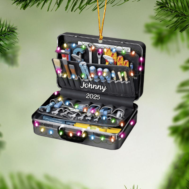 Personalized Electrician Christmas Ornament, Gift for Electrician