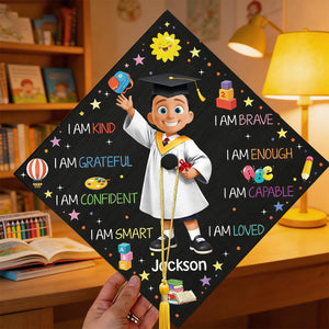 Custom Preschool Kindergarten Graduation - Personalized Graduation Cap Topper
