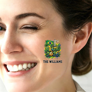 Personalized 2026 Soccer Country Tattoo – Waterproof Fan Tattoos For Match Day & Tailgates