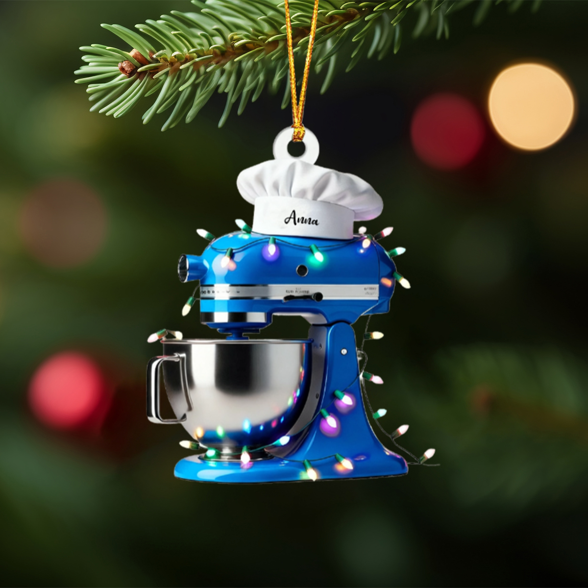 Personalized Cream Mixer Baking Ornament