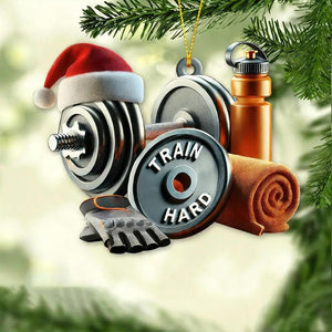 Custom Name Gym Personalized Acrylic Ornament Gymnastics Christmas Gift