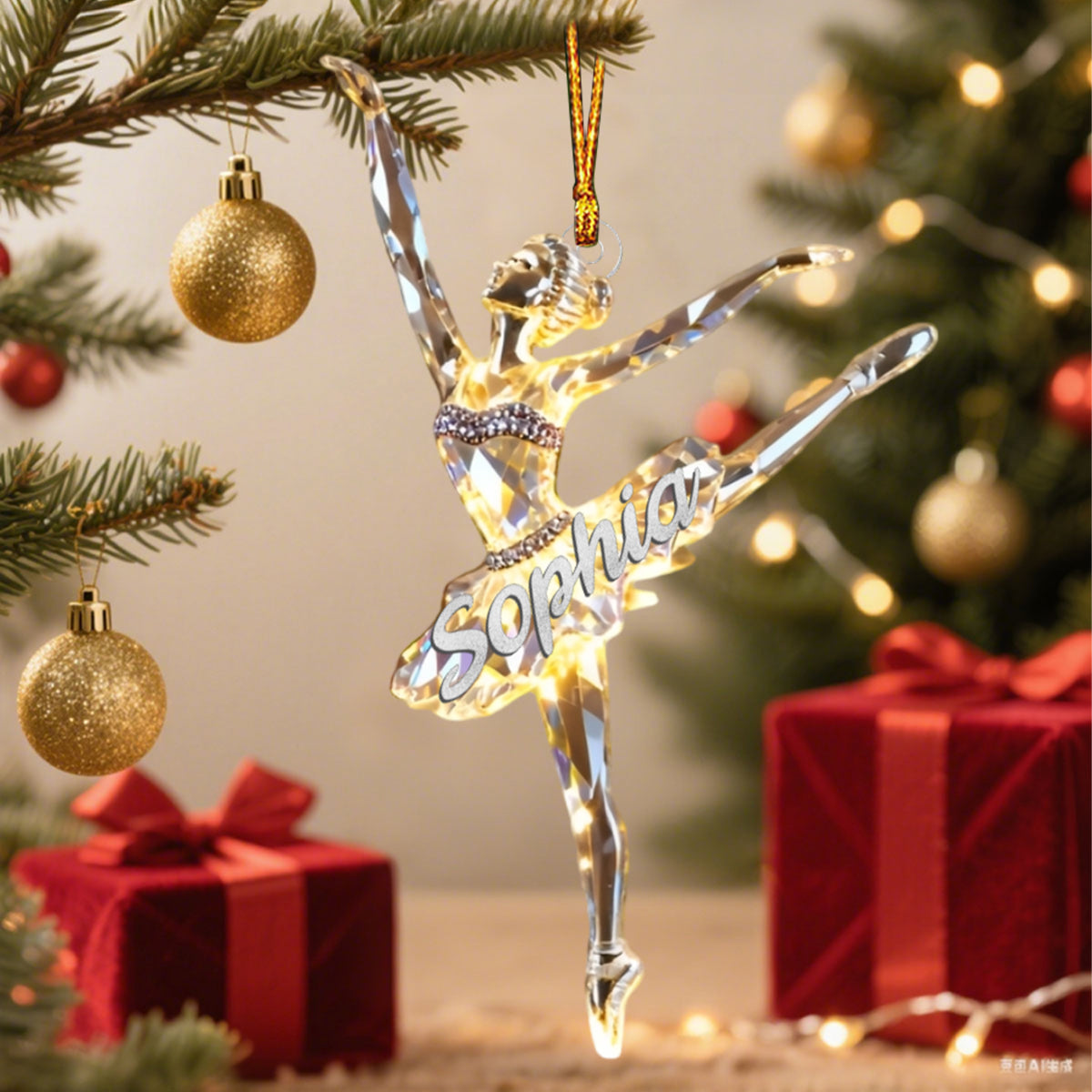 Charming Ballet Ornament Personalized Gifts For Ballerina