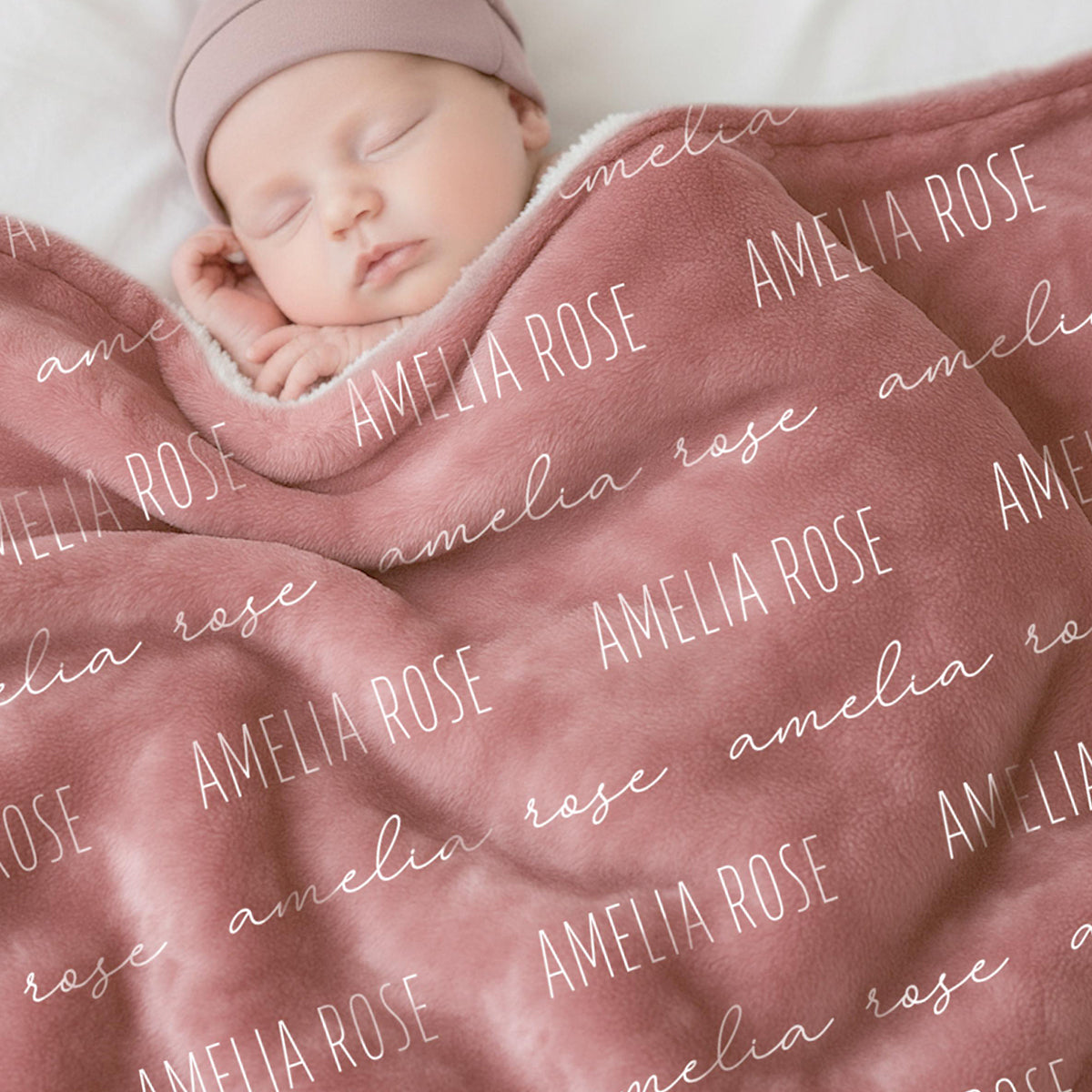 Custom Baby Blanket with Name, Personalized Name Blanket, Newborn Hospital Blanket, Custom Baby Gift, Baby Name Swaddle