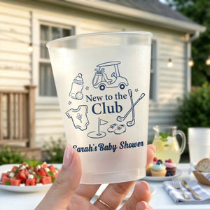 Personalized Golf Baby Shower Cups – Custom Party Favors