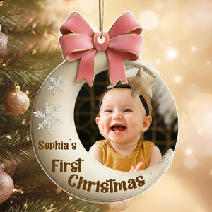 First Christmas Home Decor, Christmas Ornament, Personalized Ornament