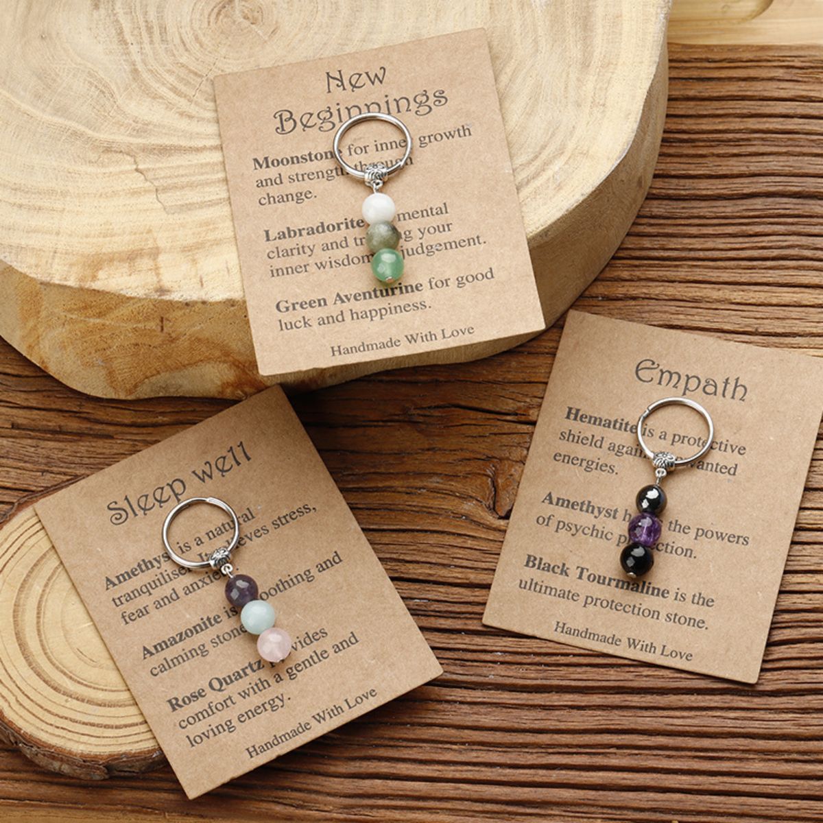 Crystal keychain,Healing crystals,Sad, A new beginning,Love yourself, Good luck with that,Success,Crystal gift