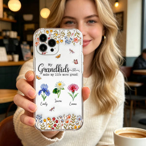 Personalized 3D Inflated Effect Phone Case – "Make Life More Grand With Lovely Kids"