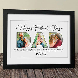 Happy Father's Day Personalized Family Picture Frame
