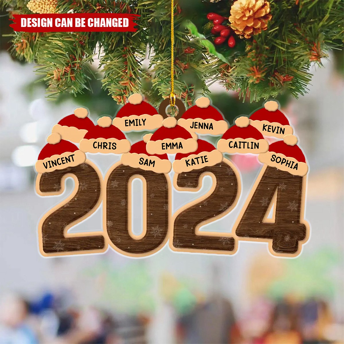 Family Makes Christmas Truly Special - Family Personalized Ornament