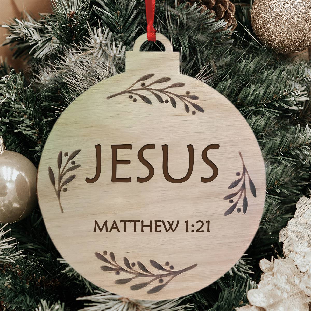 Personalized Names of Jesus Ornament