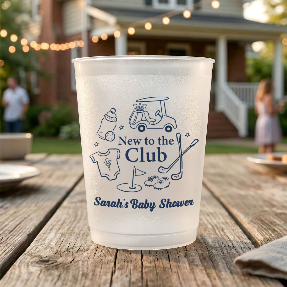 Personalized Golf Baby Shower Cups – Custom Party Favors