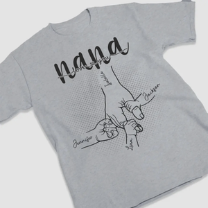 Custom Unisex T-shirt, - Personalized Mother's Day Birthday Gifts For Mom, Grandma