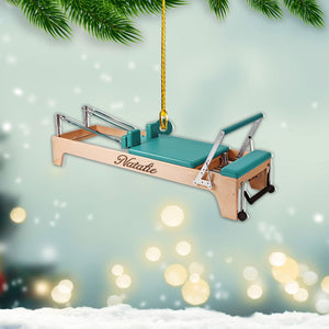 Personalized Pilates Equipment Xmas Ornament, Pilates Art, Colleague Gifts, Pilates Equipment Ornament