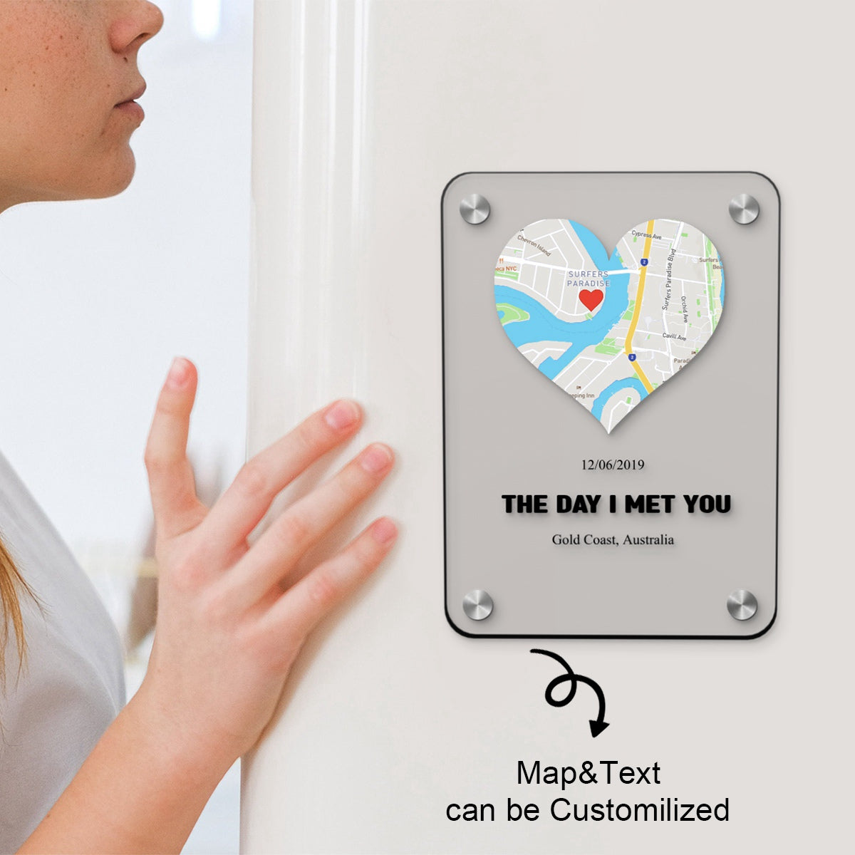 A Special Place, Forever Framed Personalized Magnet