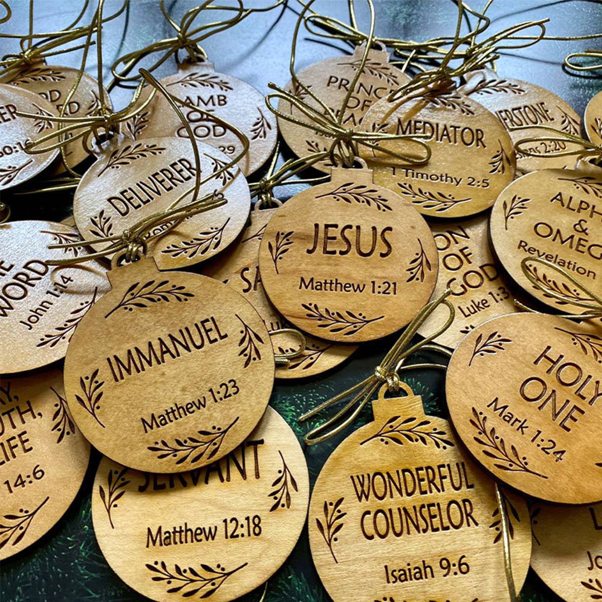 Personalized Names of Jesus Ornament