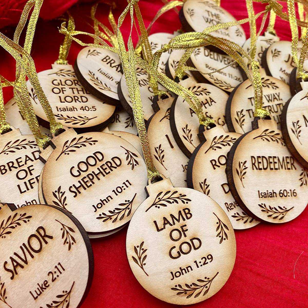 Personalized Names of Jesus Ornament