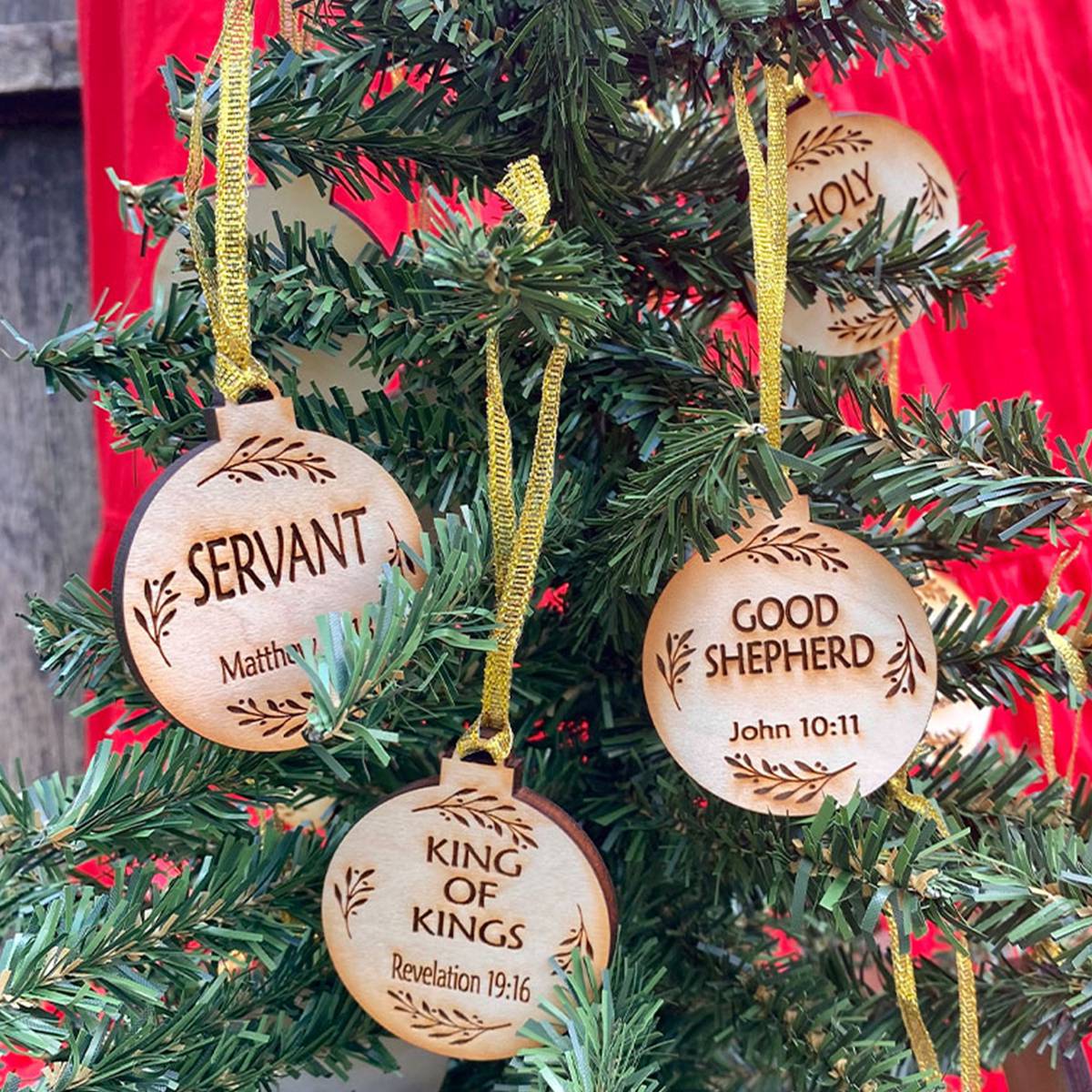 Personalized Names of Jesus Ornament