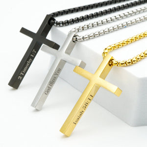 Personalized Cross Necklace