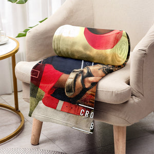 Any Photo, Name, School.... - Personalized Basketball Blanket