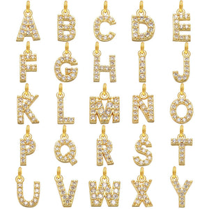 Curb link Initial Anklet