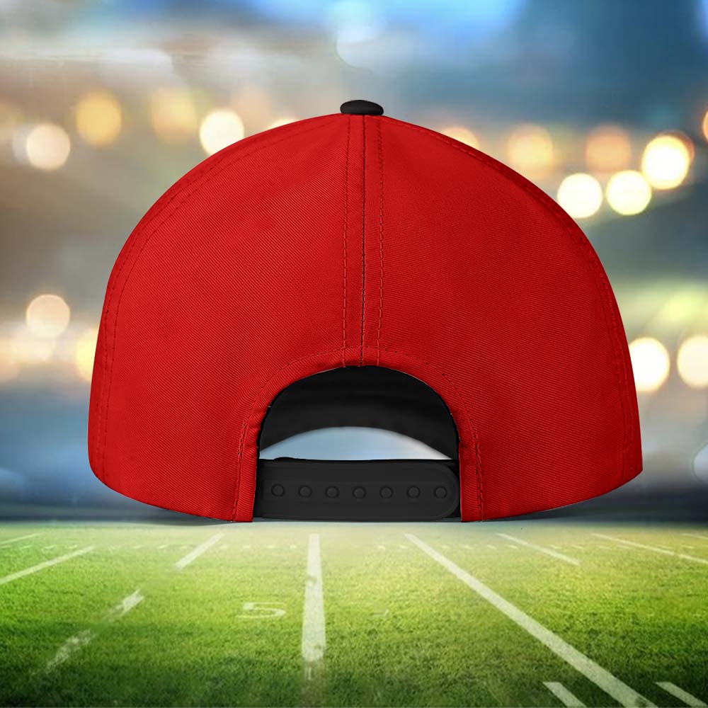 I Will Always Be Your Biggest Fan Personalized Photo Football Classic Cap