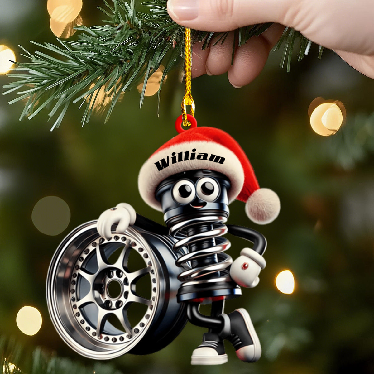 Custom Name Auto Repairman Ornament, Christmas Gift Ornament