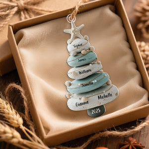 Our Family, Merry Christmas 2025 - Personalized Family Ornament