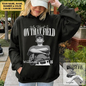 I'll Always Be Your Biggest Fan - Any Sport, Name, Number Personalized Pure Cotton Hoodie For Sport Players