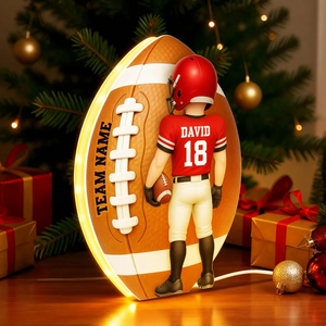 American Football - Personalized Light Box - Unique Christmas Gift