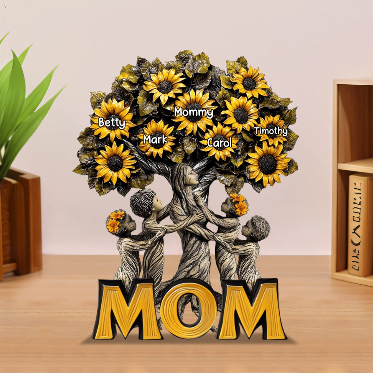 Best Sunflower Mom Ever - Personalized Mother Custom Acrylic Plaque