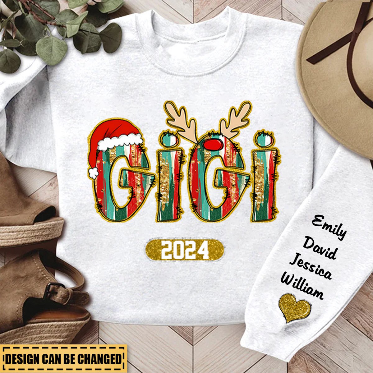 Love Grandmalife Personalized Sweatshirt - For Nana Mimi - Custom Kid Names