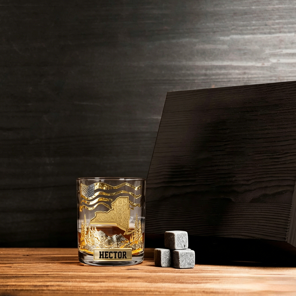 Personalized "The State Pride" Whiskey Glass – Luxury Patriotic Gift