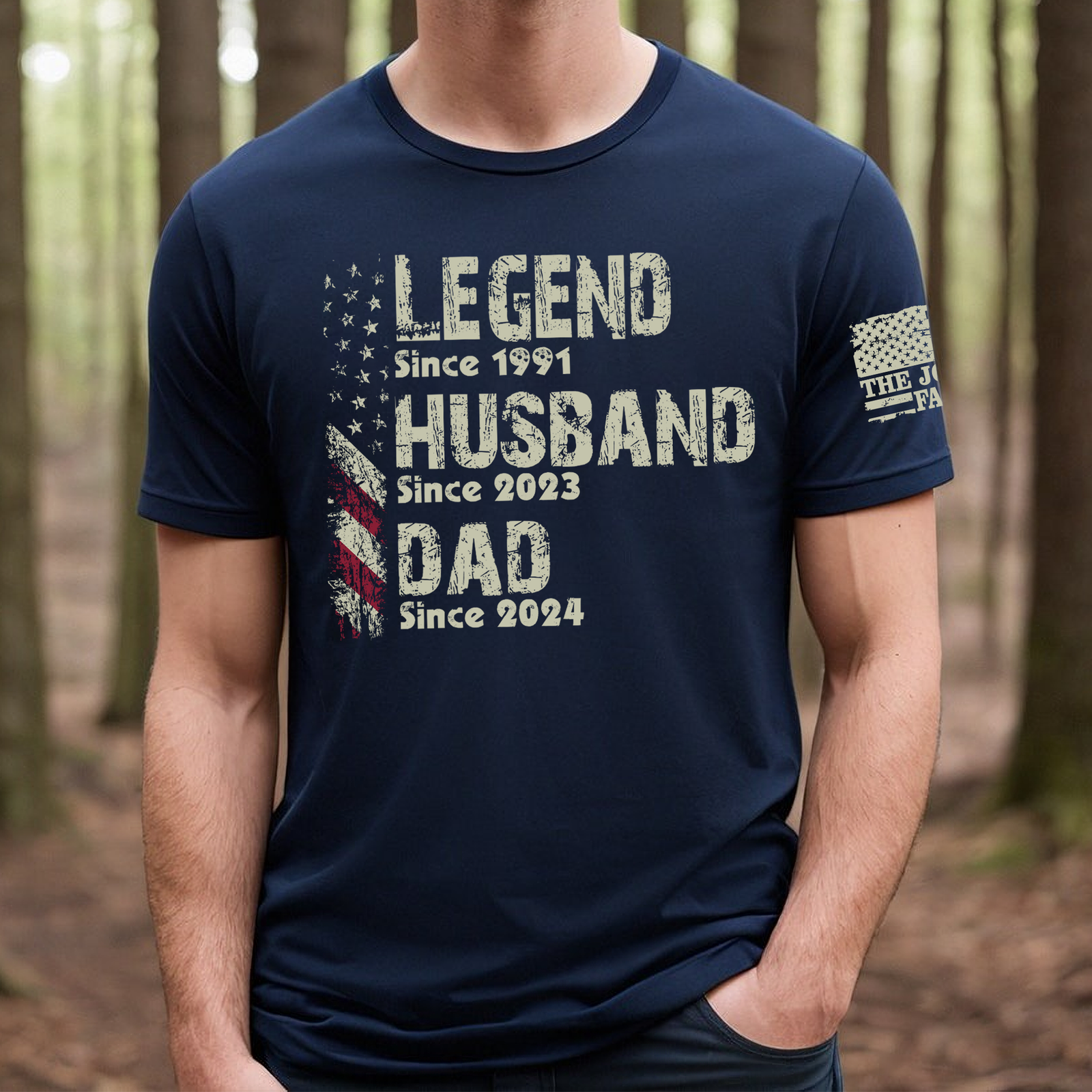 Personalized Legend Husband Dad Papa Since Father's Day T Shirt