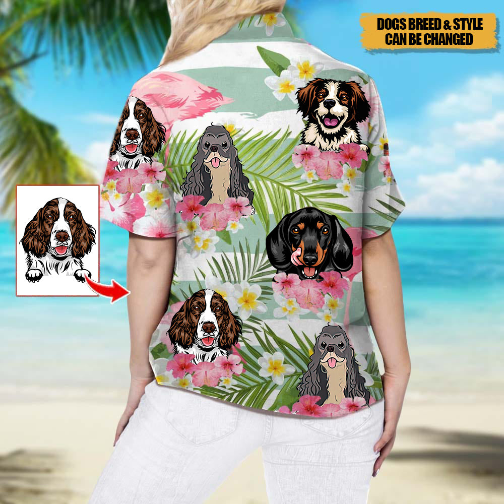 Personalized Dog Men's Hawaiian Shirt