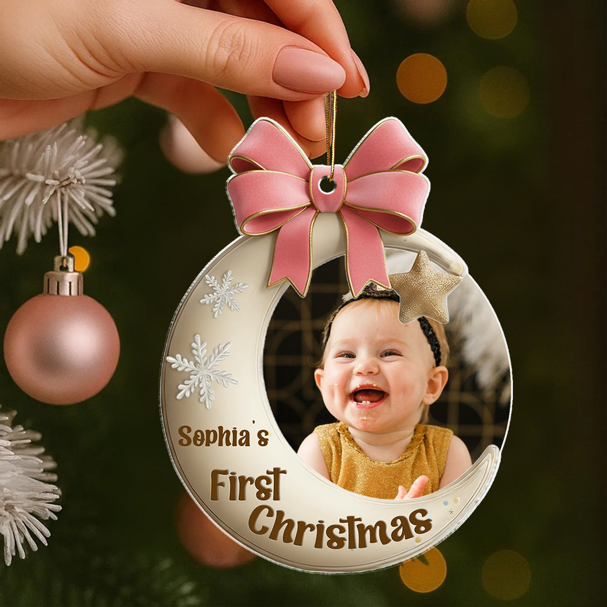 First Christmas Home Decor, Christmas Ornament, Personalized Ornament