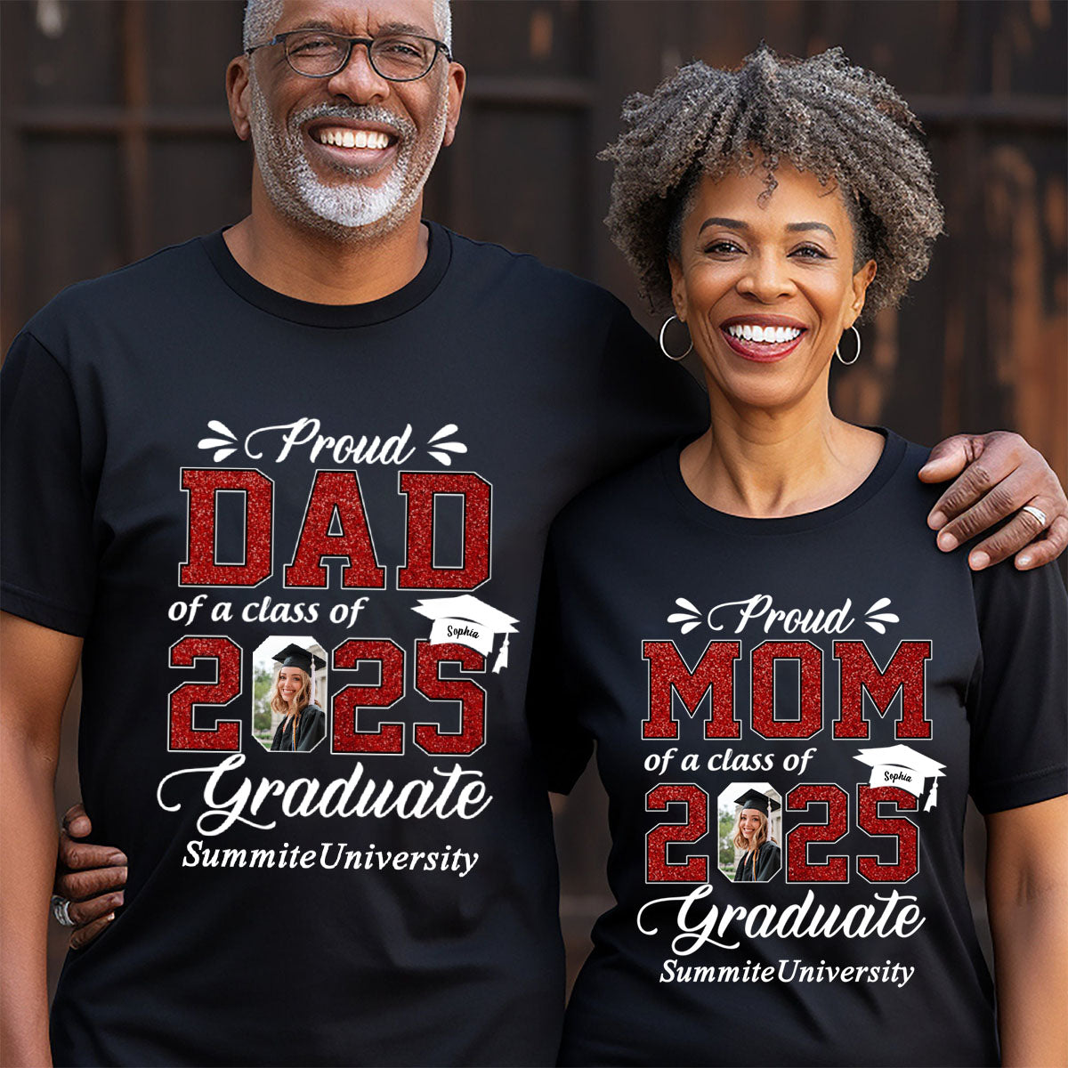 Personalized Graduation Shirts Class of 2025 Family Gifts For Family Member Graduation Shirt Proud Family