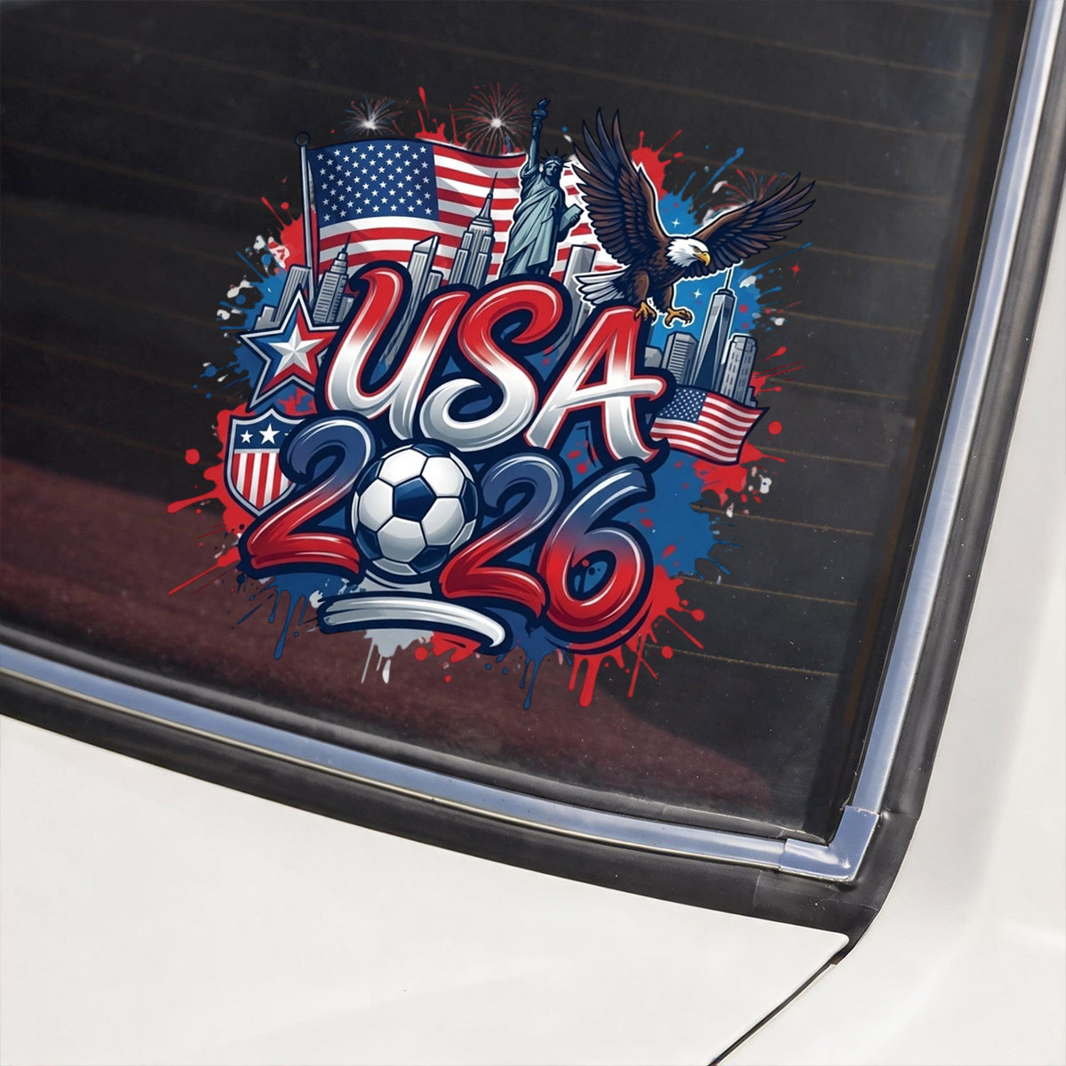 Personalized 2026 Soccer Country Decal | Perfect For Fan Events & Tailgates