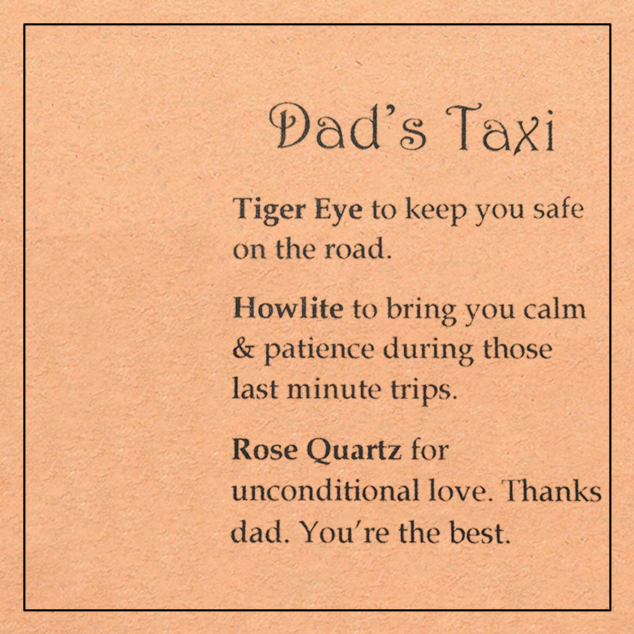 DADS TAXI crystal keyring. funny novelty gift for dad,driving test,Fathers day